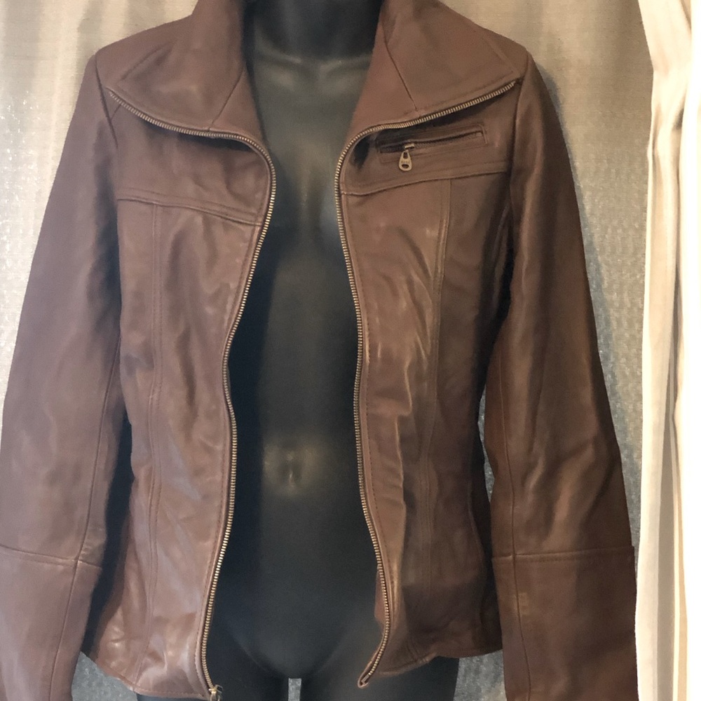Andrew Marc Women’s Leather Jacket size small